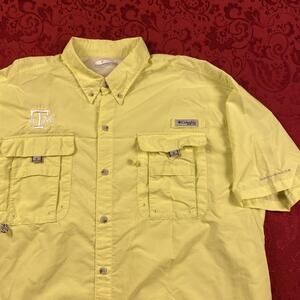 Columbia Men's PFG Texas A&M Aggies Omni-Shade Fishing Shirt Vented Size XL